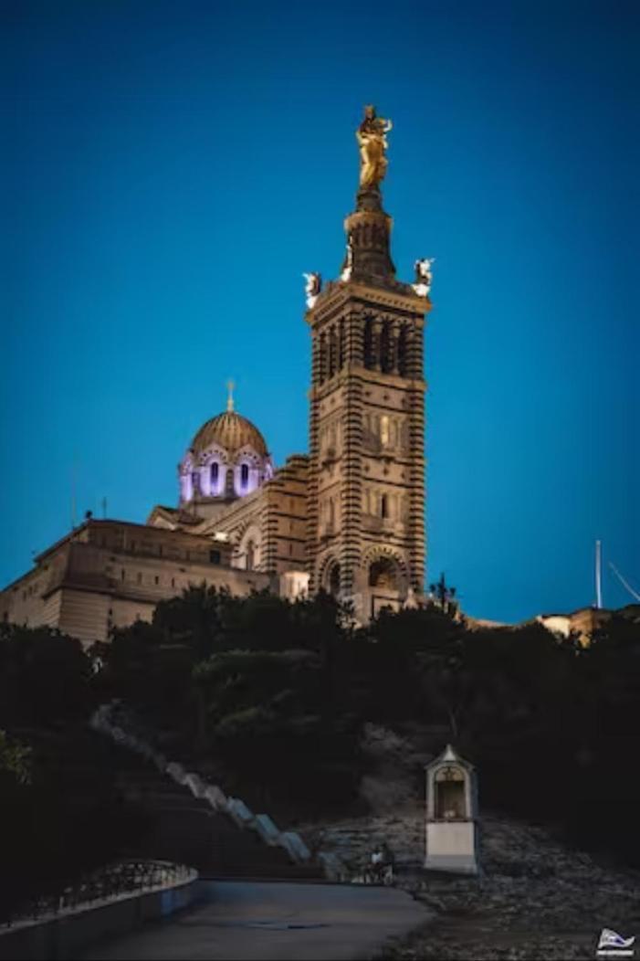 Studio Vieux-Port Vue Basilique Notre-Dame Marseille Eksteriør bilde