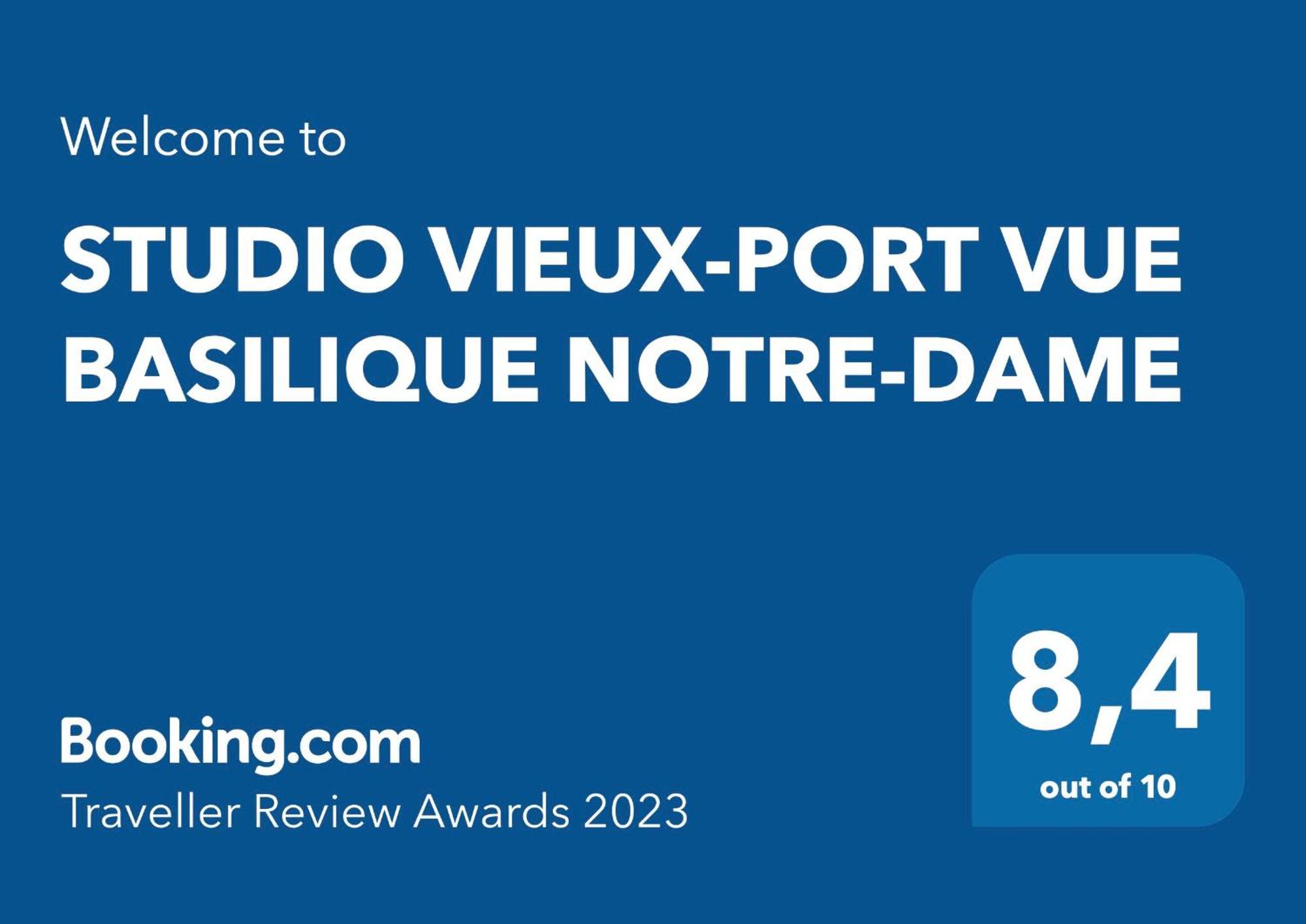 Studio Vieux-Port Vue Basilique Notre-Dame Marseille Eksteriør bilde