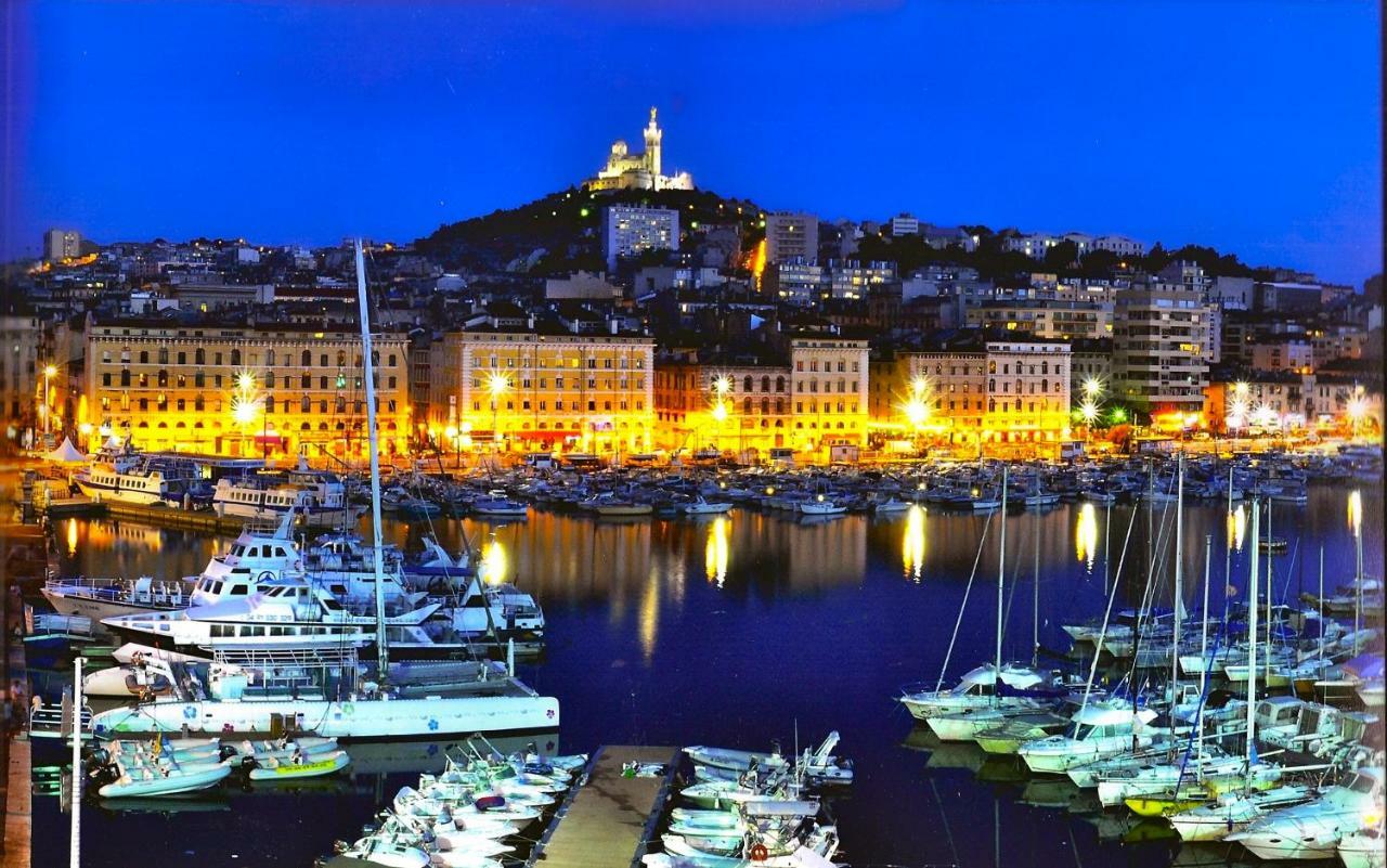 Studio Vieux-Port Vue Basilique Notre-Dame Marseille Eksteriør bilde